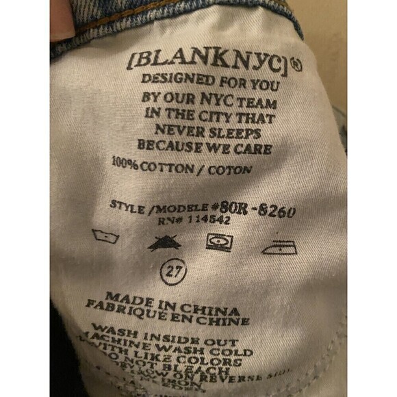 Blank NYC Acid Trip Cut-off Shorts Sz.27 - Picture 5 of 5